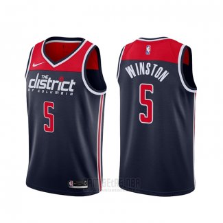 Camiseta Washington Wizards Cassius Winston #5 Association 2020-21 Azul